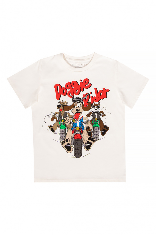 Stella McCartney Kids Printed cotton T-shirt