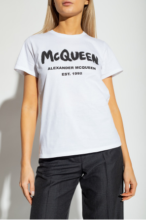 Alexander McQueen sneakers with logo alexander mcqueen shoes whybb