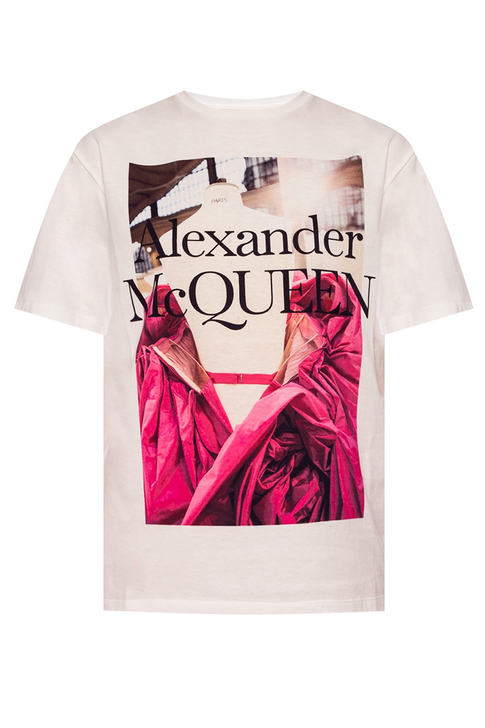 alexander mcqueen red t shirt
