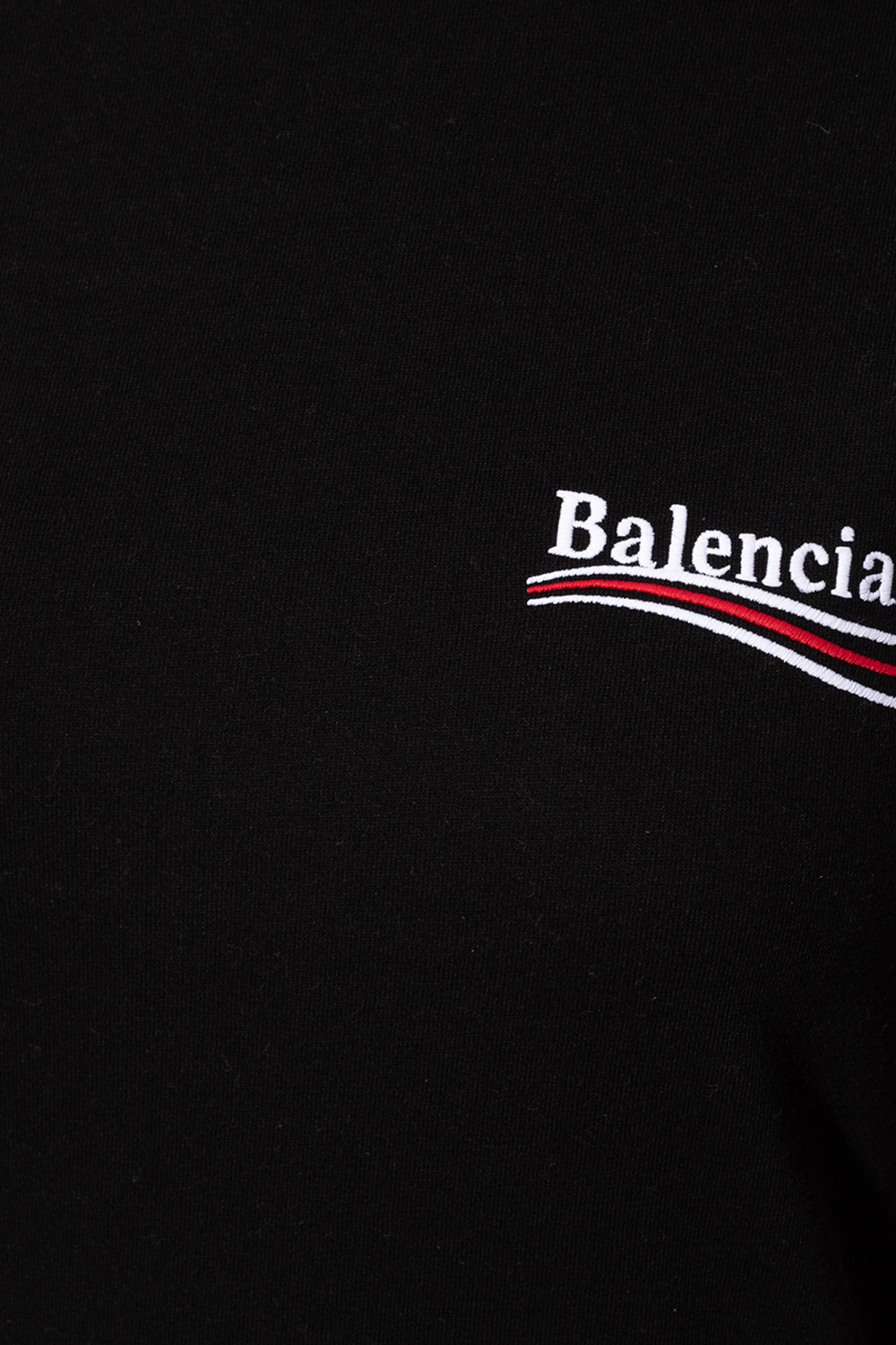 panelled Balenciaga - Black Logo T - GenesinlifeShops Denmark - seam detail co ord t-shirt long sleeves in green