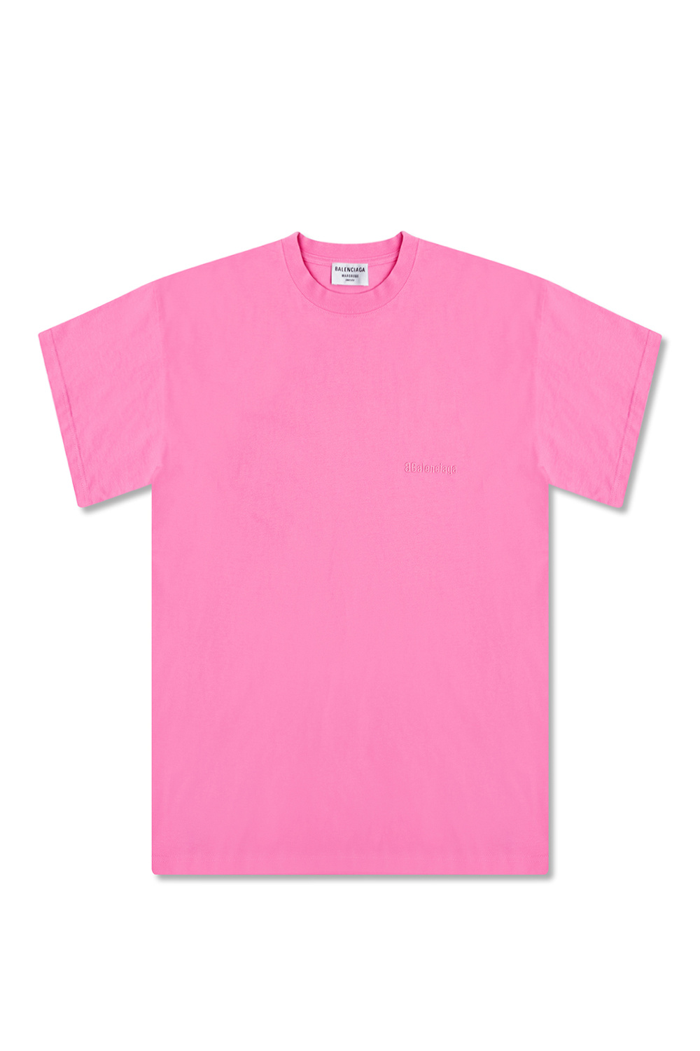 Balenciaga Political Campaign Tshirt in Vintage Jersey in Pink  ROOYAS