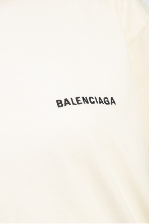 Balenciaga Kids crepe de chine hooded jacket Blu