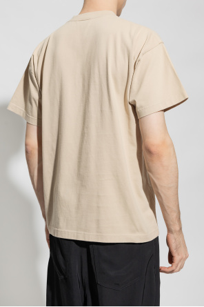 Balenciaga this T-shirt shirt has a straight fit and is embroidered all-over