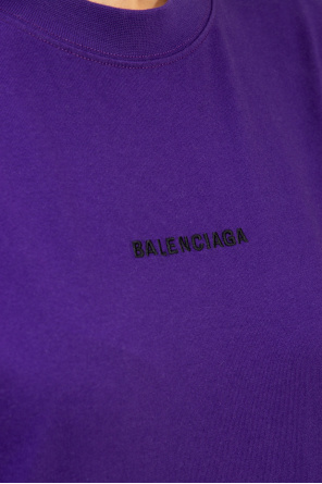 Balenciaga Tommy Hilfiger Big and Tall T-shirt à logo délavé sur la poitrine Bleu