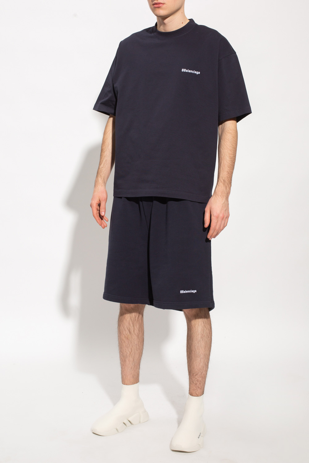 balenciaga shorts and shirt