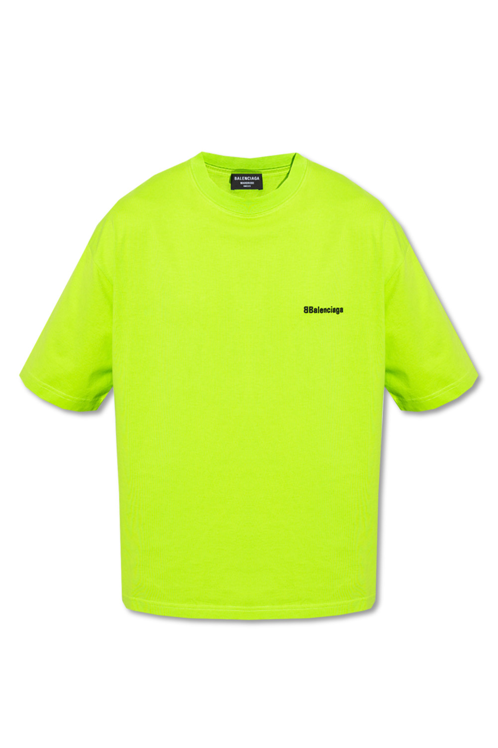 Embroidered Cotton Jersey T Shirt in Green  Balenciaga Kids  Mytheresa