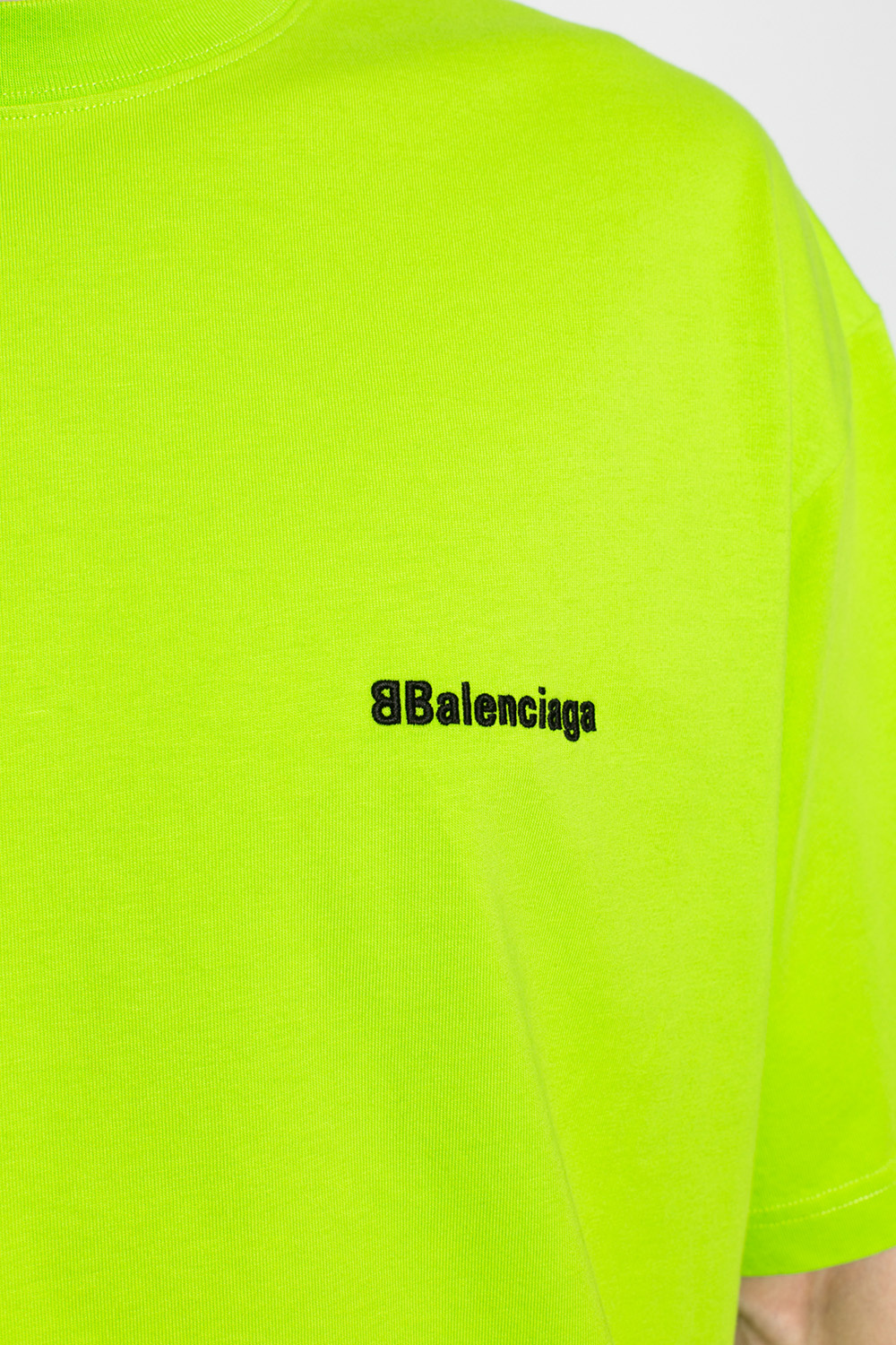 M Balenciaga Green Logo TShirt  eBay