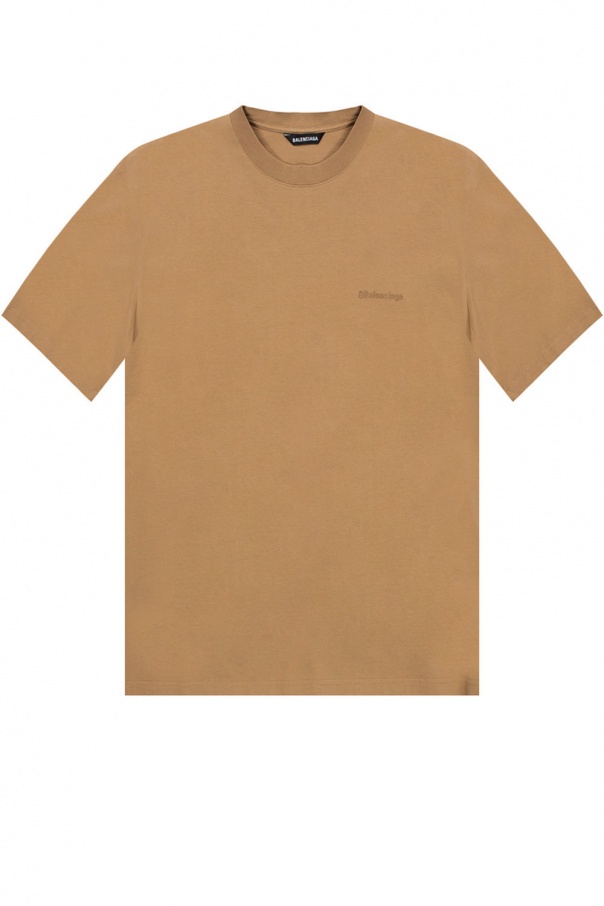 Balenciaga brown Fashion Week Boxy T-Shirt