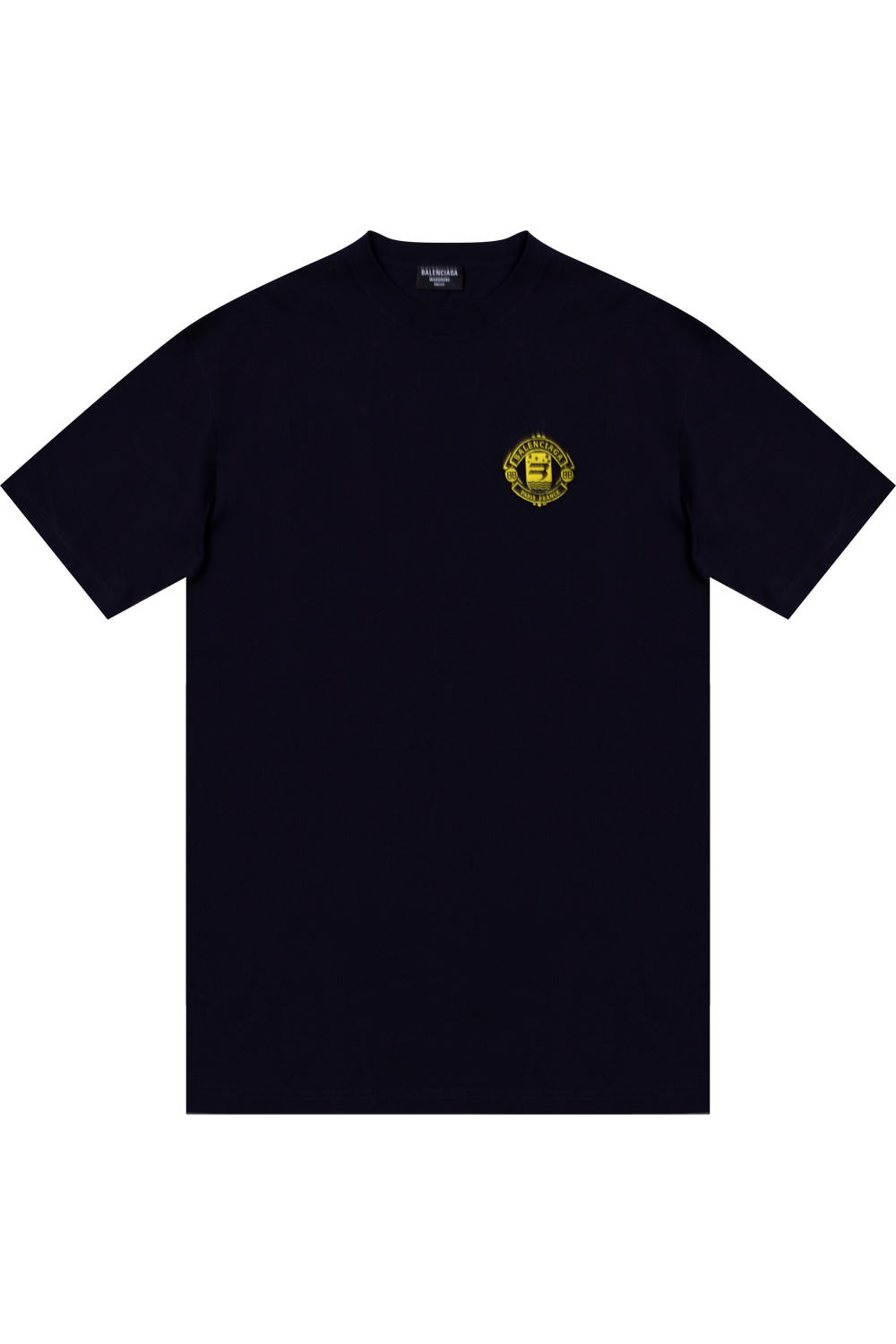 shirt mit und - Pailletten Balenciaga Religion Logo Black - T-Shirt Schwarz - Logo IetpShops in Germany True T