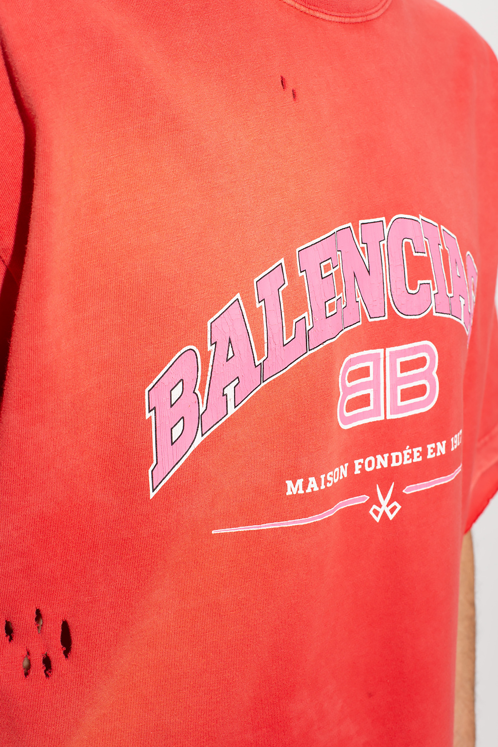 Balenciaga Split Louise lace printed T-shirt