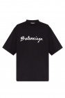 Balmain aviator logo-print crew-neck T-shirt