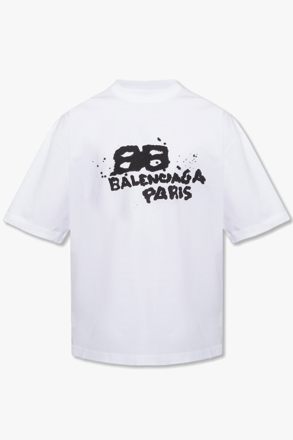 Balenciaga Puma Rise Jersey T Shirt Neck Mens
