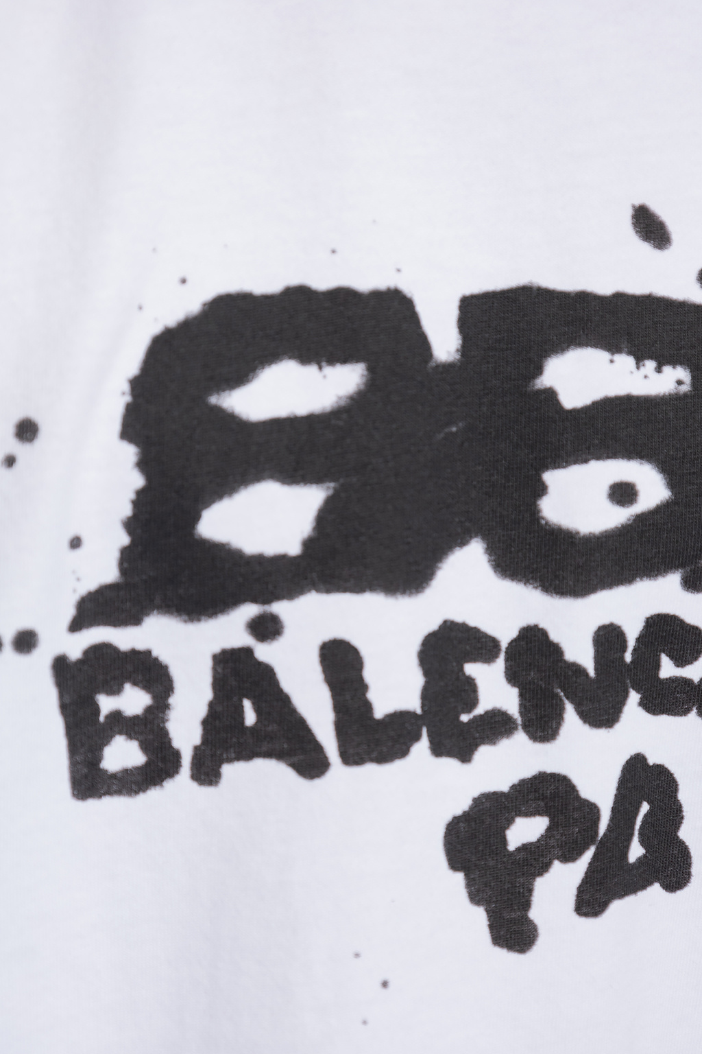 Balenciaga Teal Jersey plaque shirt