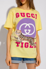 Gucci YELLOW Printed T-shirt from the ‘Gucci Tiger’ collection