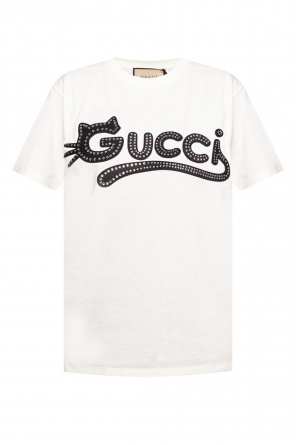Gucci Kids intarsia-logo stripe wool turtleneck