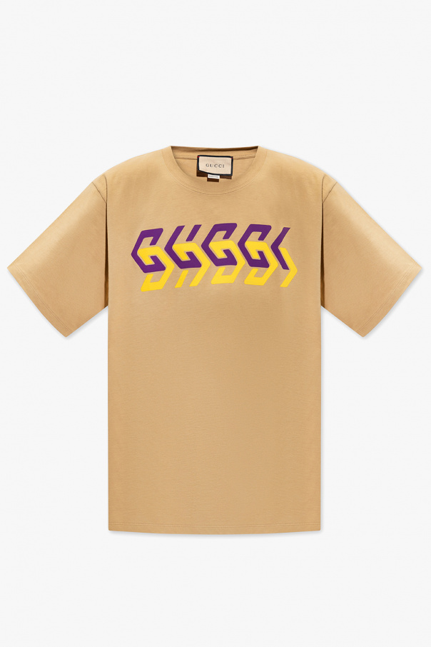 Gucci Gucci Kids logo-print polka dot T-shirt