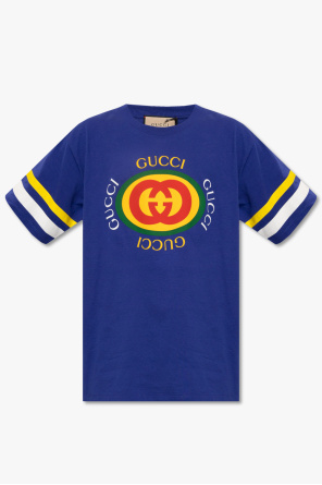 gucci Pre-Owned Ivory T-shirt With Logo For Baby Girl