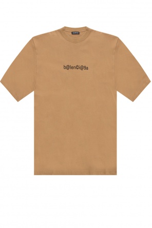 balenciaga orange shirt