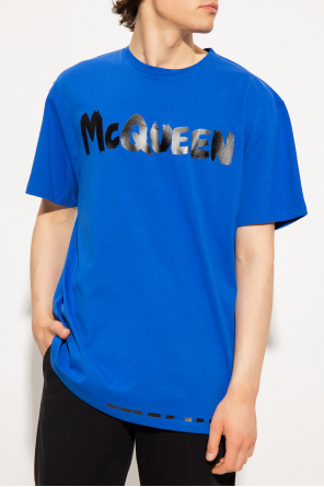 Alexander McQueen Alexander McQueen logo band polo shirt