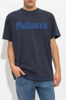 Alexander McQueen NAVY BLUE Printed T-shirt