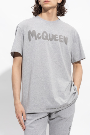 Alexander McQueen Alexander McQueen Men's Mesh Wedge Sole Sneakers in White