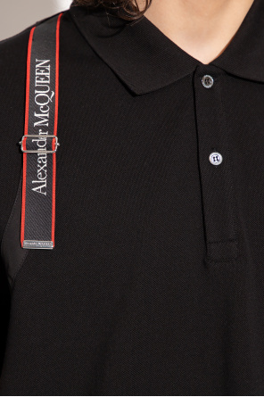 Alexander McQueen long-sleeve merino polo shirt