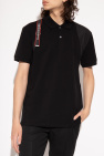 Alexander McQueen White Cotton Classic militare polo Shirt