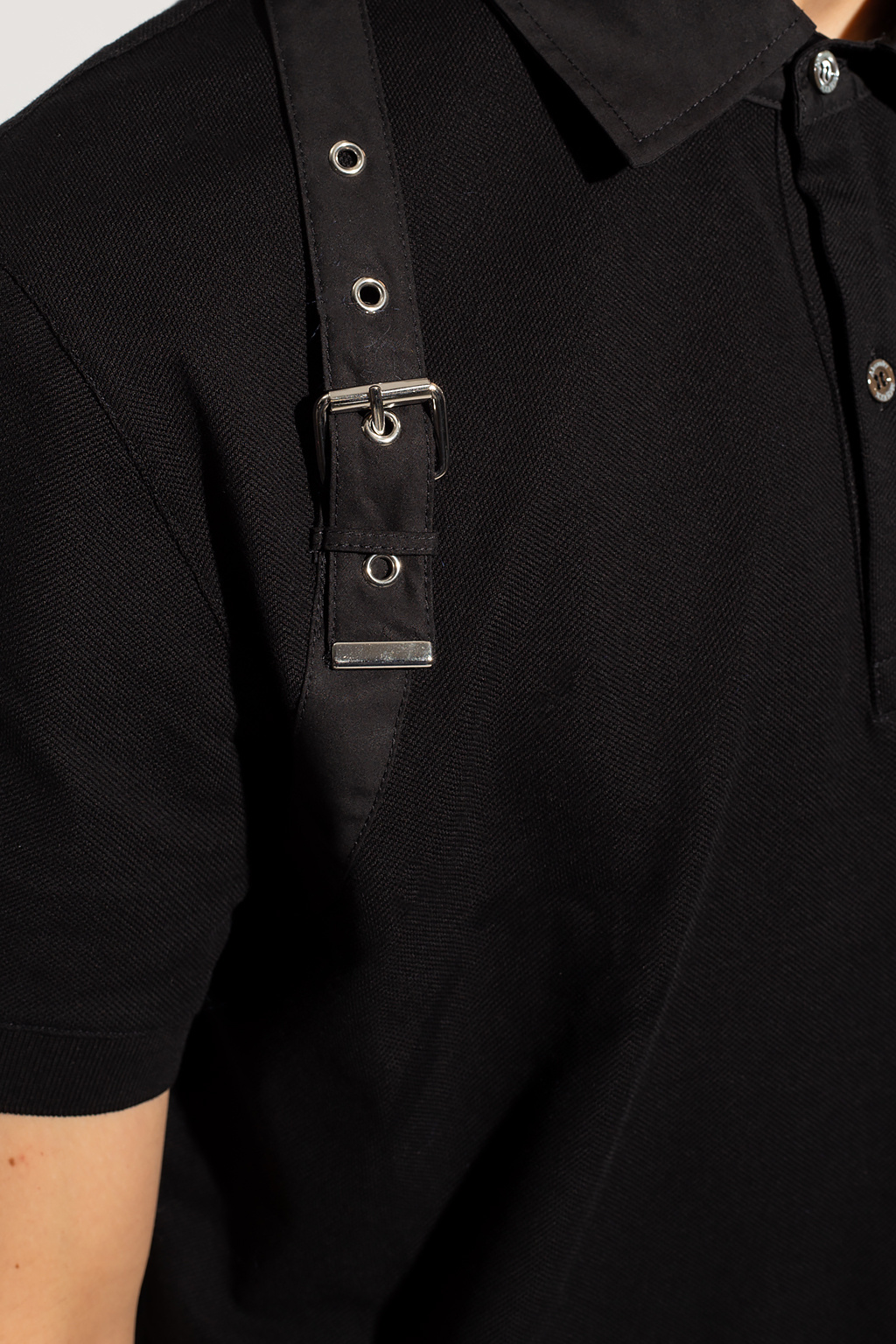 Alexander McQueen Polo shirt with strap