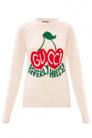 Gucci Kids Sweatshirt mit Polka Dots Nude