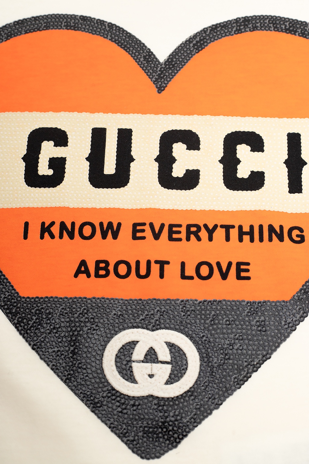 gucci orange heart shirt