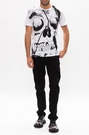 Skull motif t-shirt, zdjęcie 2 Skull motif t-shirt od Alexander McQueen