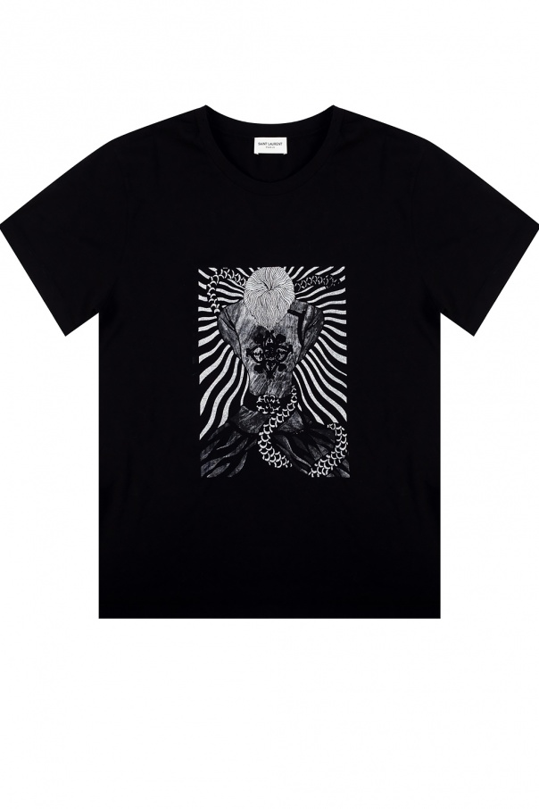 Saint Laurent Printed T-shirt