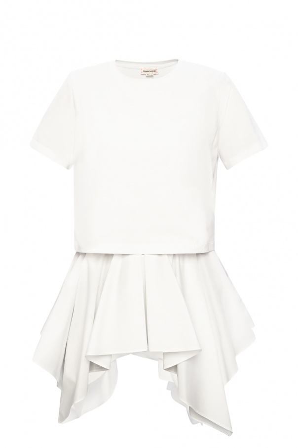 Alexander McQueen Asymmetric T-shirt