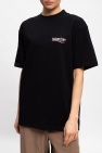 Balenciaga Grace ET Mila Tee Shirt Manches Courtes Imprime Coeurs En Velours Donjuan