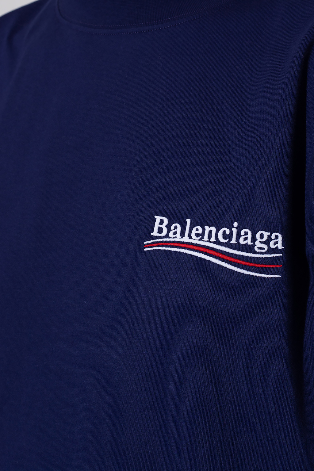 Balenciaga saige long sleeve rugby shirt