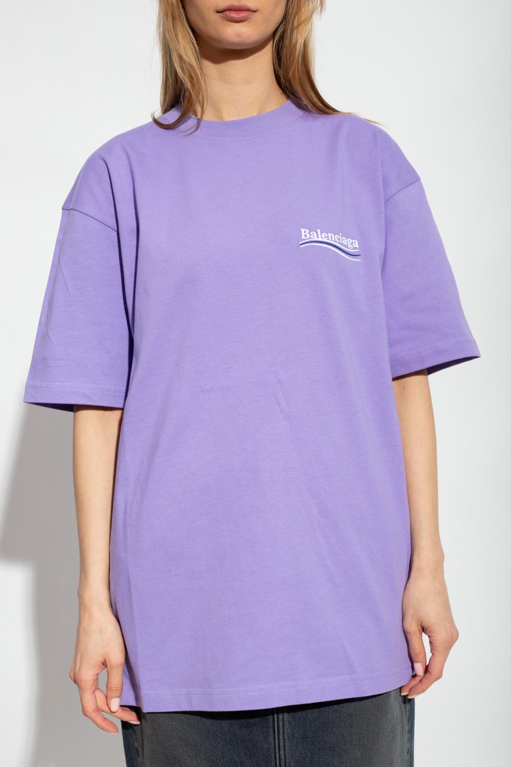 balenciaga t shirt purple