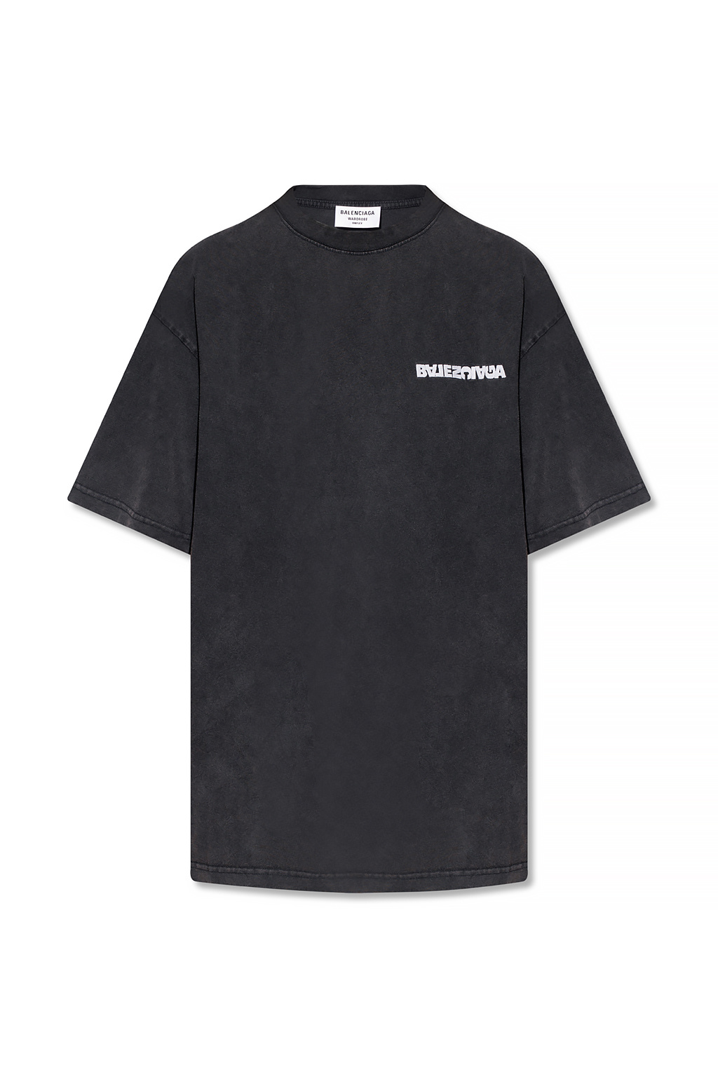 Balenciaga raw-hem reconstructed shirt