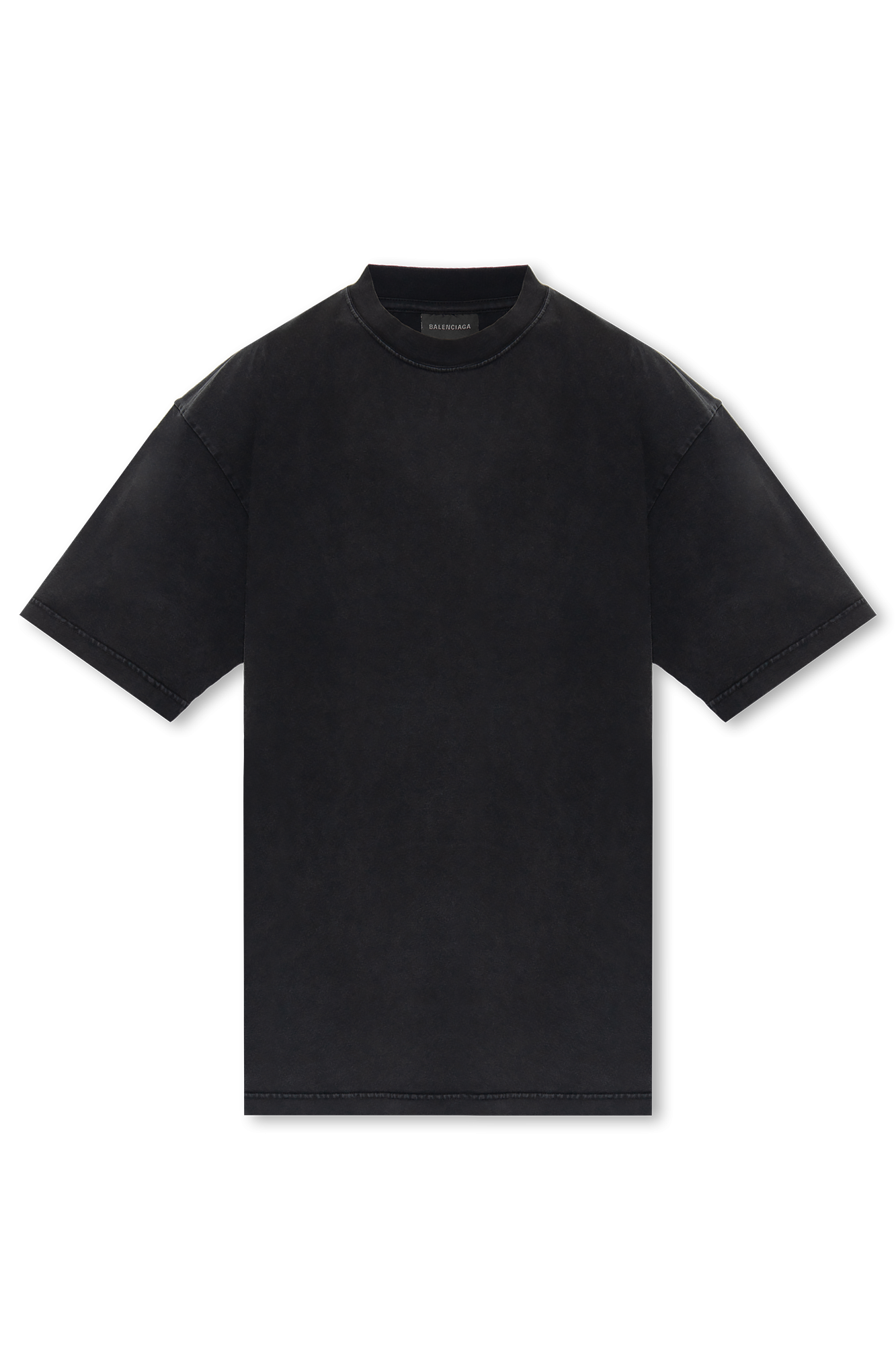 Balenciaga T-shirt with rhinestone logo, Women's Clothing