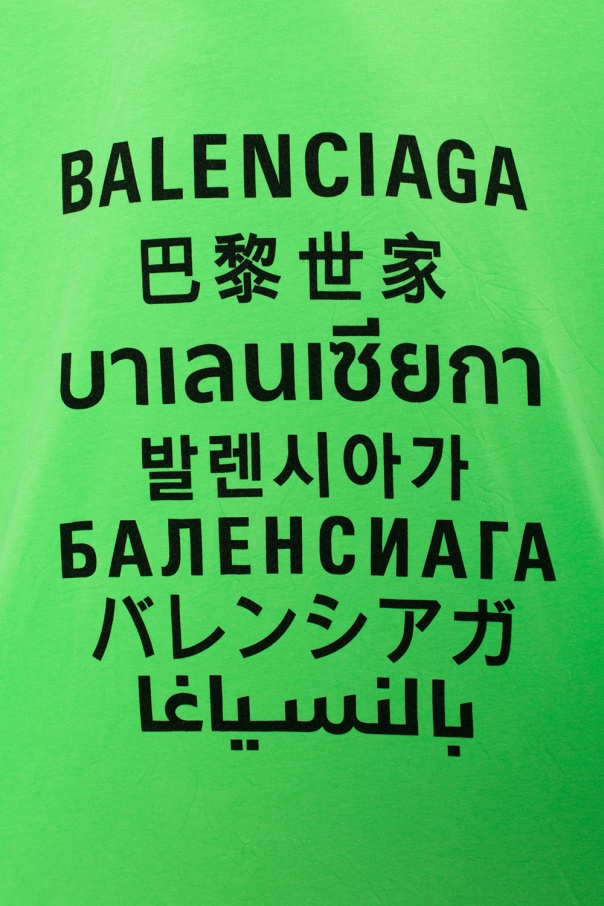 neon green balenciaga t shirt
