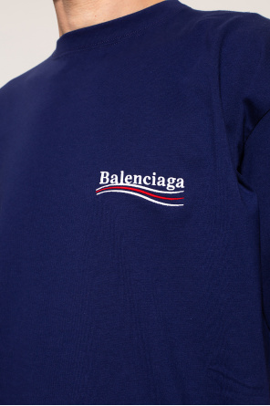 Balenciaga Logo-embroidered T-shirt