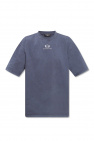 Fred Perry T-Shirt con tasca in piqué mogano