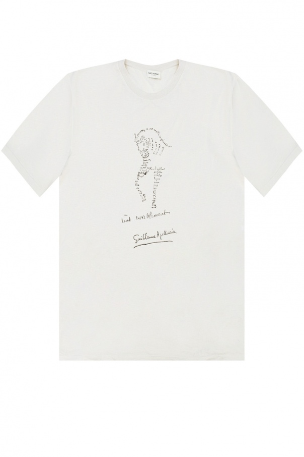 Saint Laurent Printed T-shirt