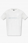 viktor rolf signature print t shirt cropped item