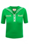 Gucci GREEN Wool polo shirt