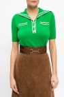 Gucci GREEN Wool polo shirt