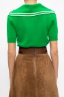 Gucci GREEN Wool polo shirt