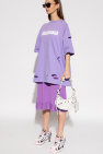 Balenciaga T-shirt mulher with faded effect