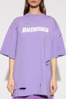 Balenciaga T-shirt mulher with faded effect