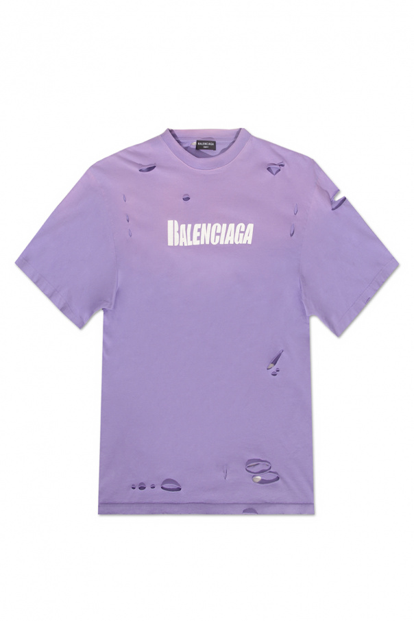 Balenciaga T-shirt with faded effect