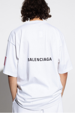 Balenciaga T-shirt reale z logo